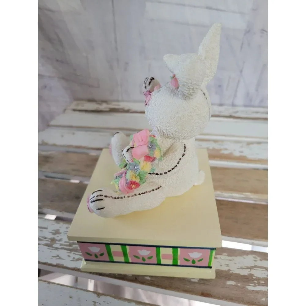 Easter Bunny musical spring decor AS IS box‎